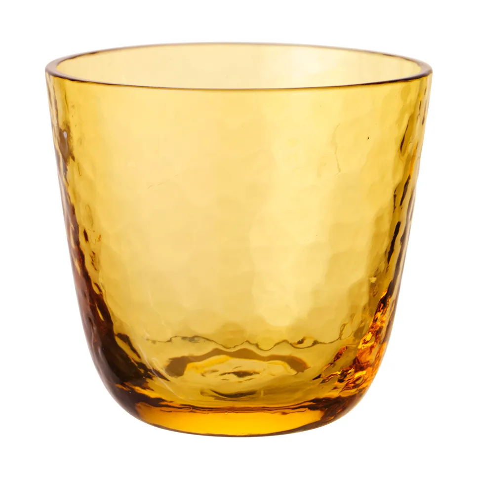 Hammered tumbler 15 cl, Amber Broste Copenhagen