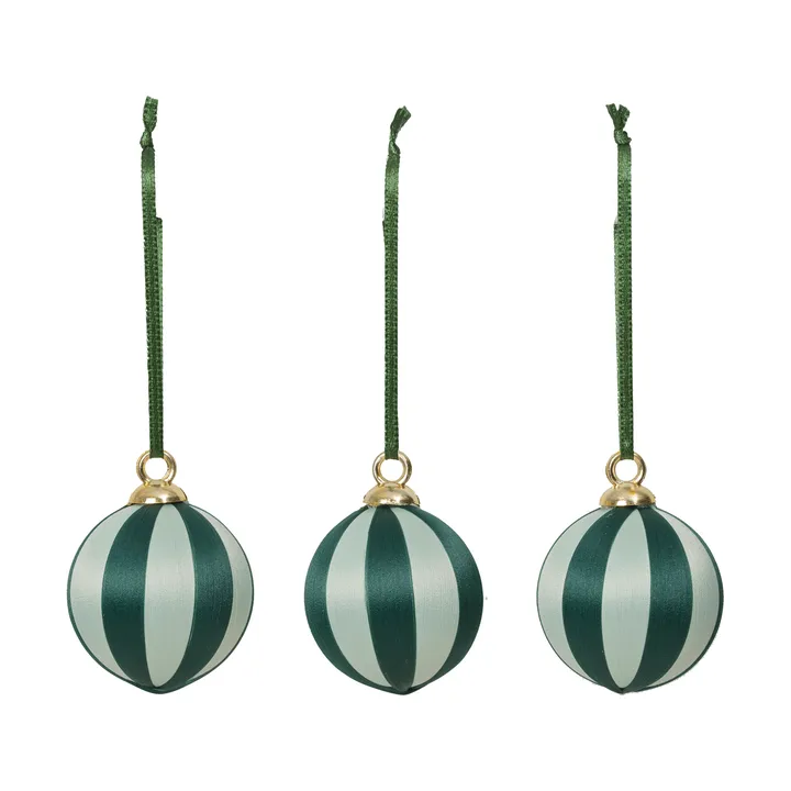 Joy christmas bauble - Deep Forest-Light Sage - Broste Copenhagen
