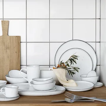 Salt plate without dots - Ø 22 cm - Broste Copenhagen