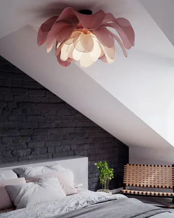 Lou Lou ceiling Ø80 cm - Pink - By Rydéns