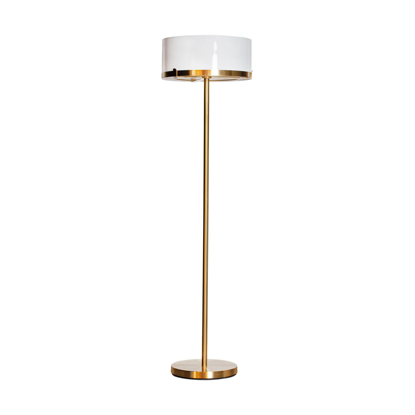 Marcel floor lamp 150 cm, Brass-white By Rydéns