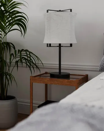 Softy table lamp 50 cm - Matte white-Matte black - By Rydéns