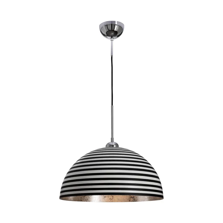Stripe ceiling lamp - Black-white, Ø45 cm - By Rydéns