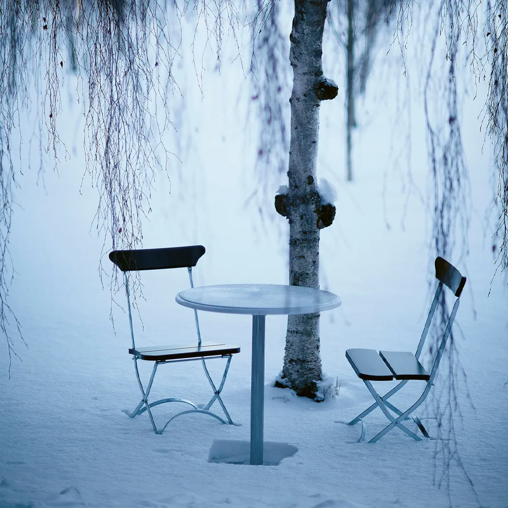 Lund coffee table Ø65 cm, Aluminum, Ø65cm Byarums bruk