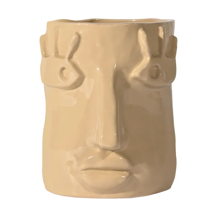 Facy pot S 15.5x12x15 cm - Beige - Byon