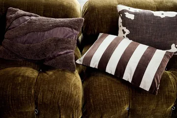Fluffy cushion 50x50 cm - Brown, 40x60 cm - Byon