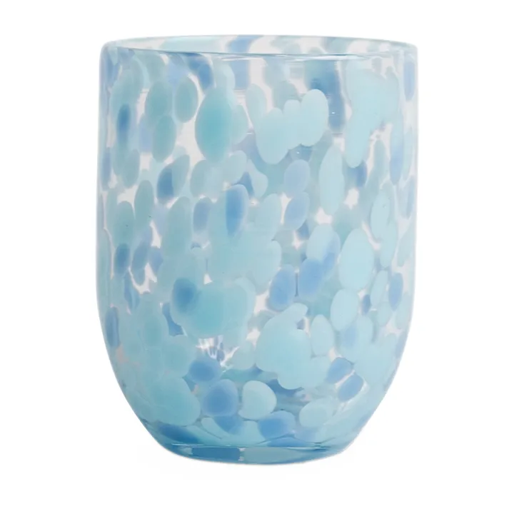Messy drinks glasses 33 cl - Blue - Byon