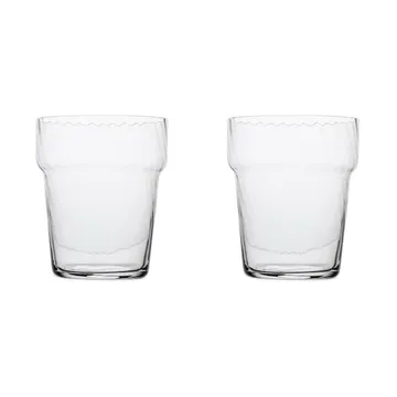 Opacity drinking glasses 30 cl 2-pack - Clear - Byon