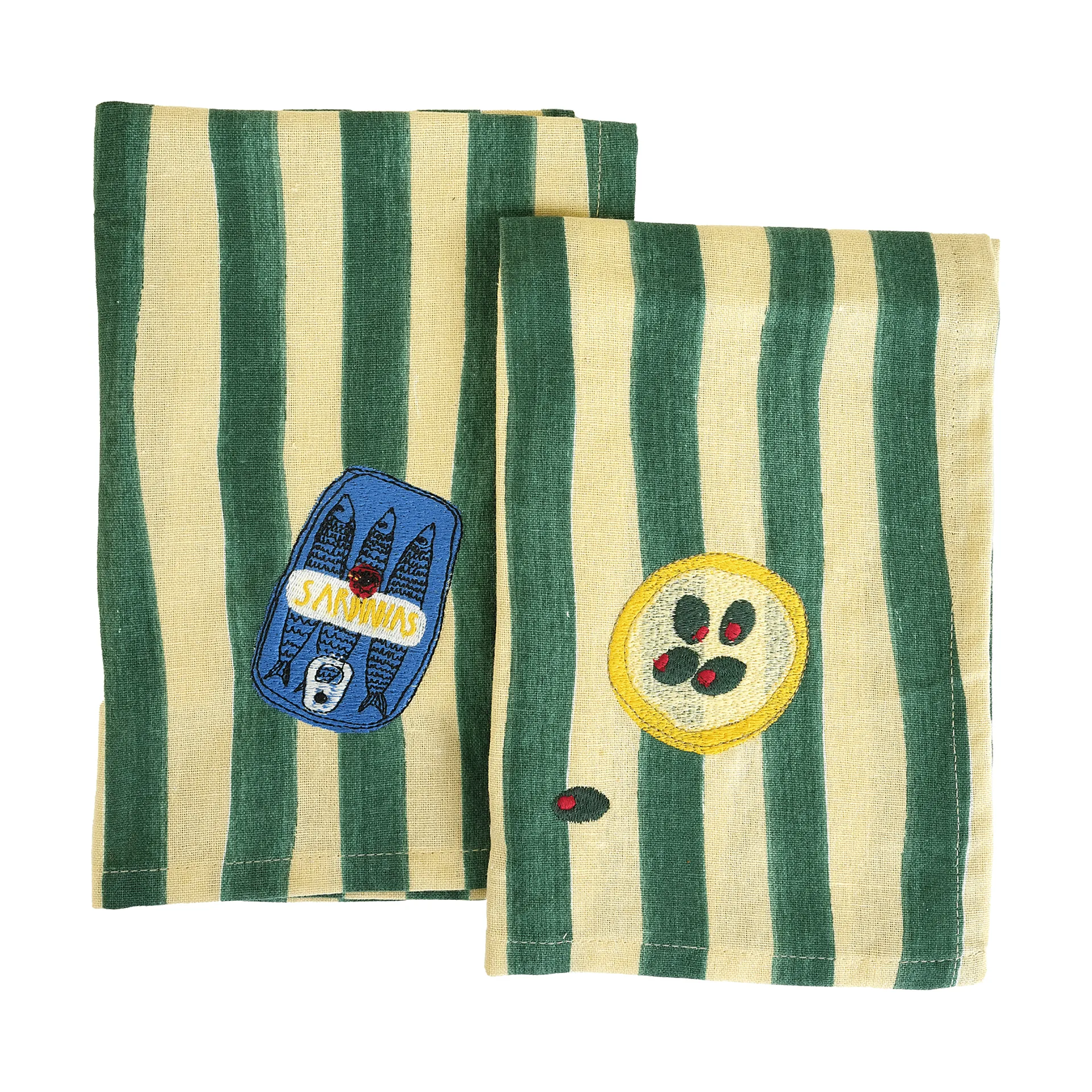 Sera napkin 2-pack, Green, 45x45 cm Byon