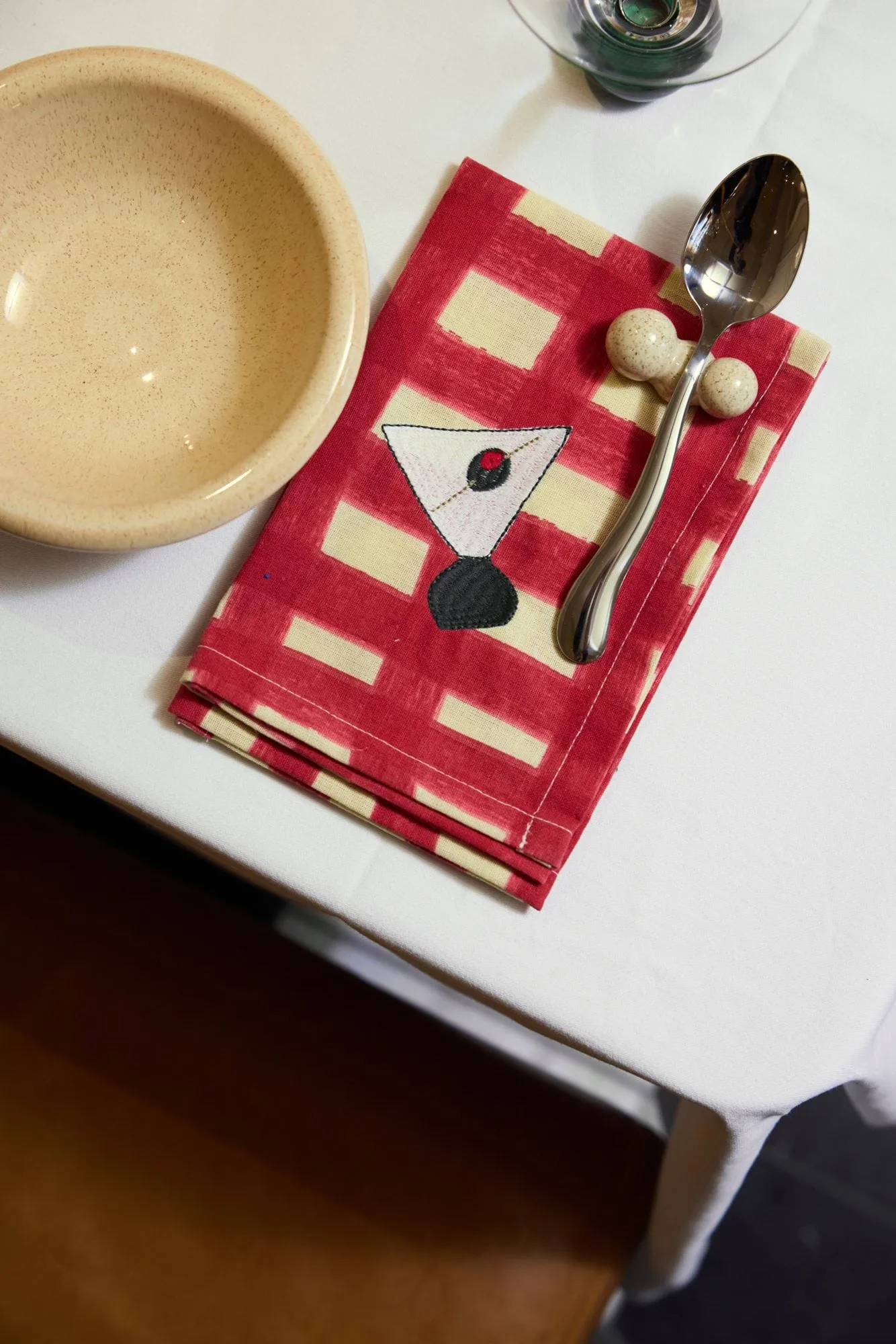 Sera napkin 2-pack, Red, 45x45 cm Byon