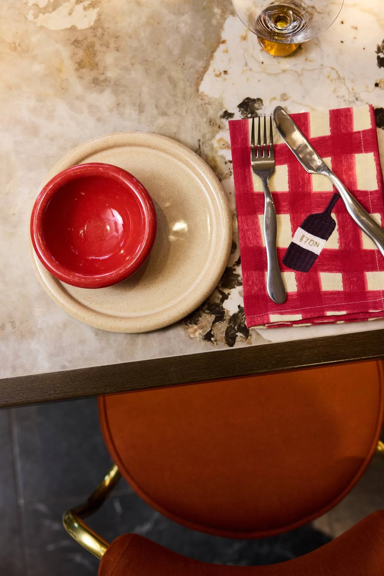 Sera napkin 2-pack, Red, 45x45 cm Byon