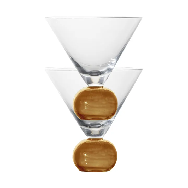 Spice glass 24 cl 2-pack - Clear-amber - Byon