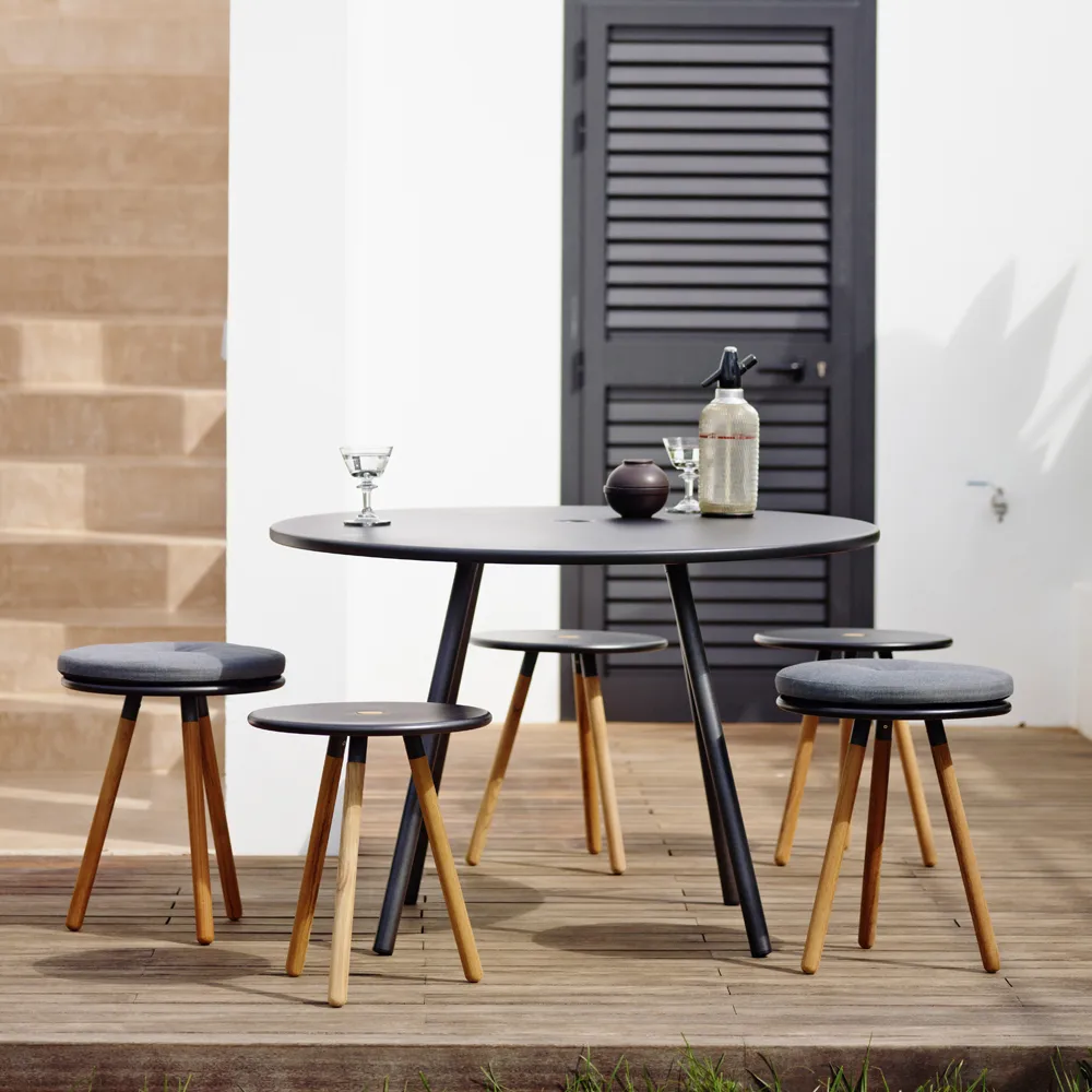 Area dining table, Lava grey Cane-line