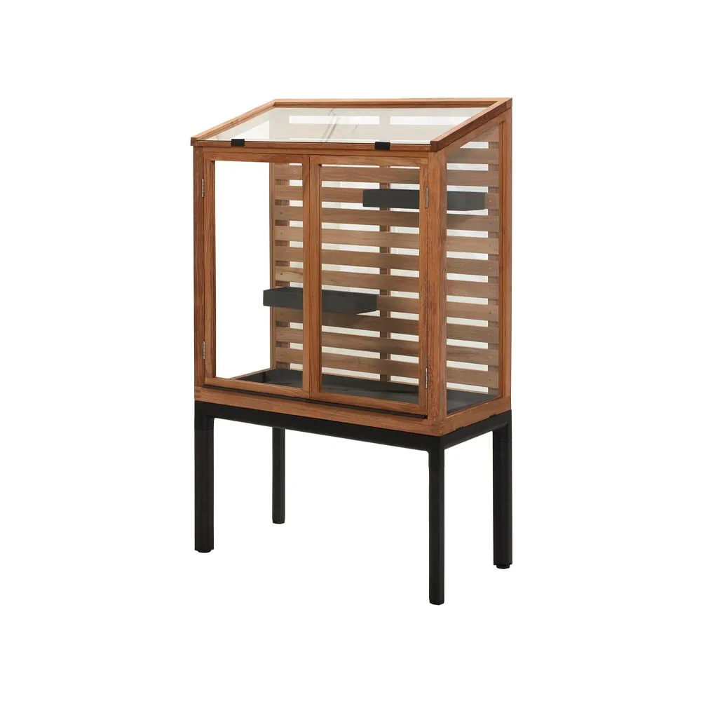 Drop greenhouse, Teak-lava grey frame Cane-line
