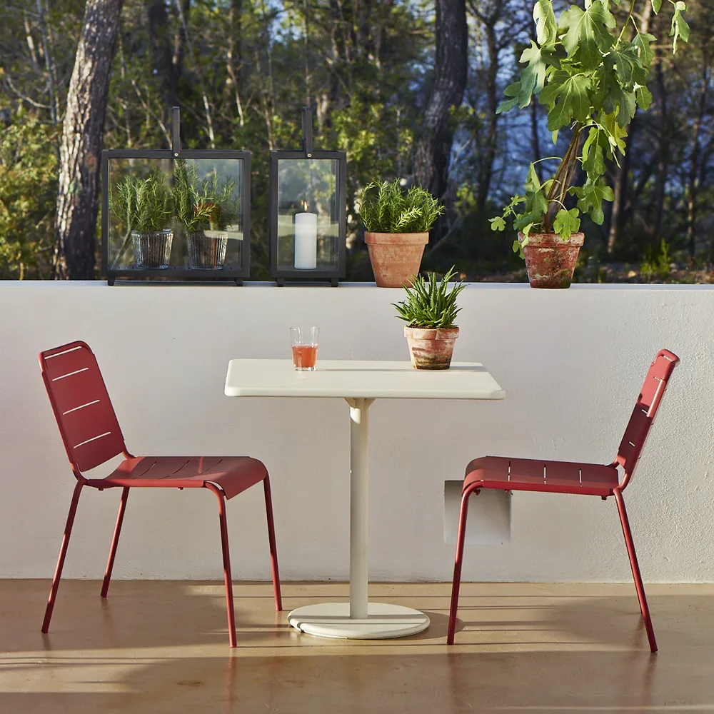 Go coffee table Ø80 cm, White-white Cane-line