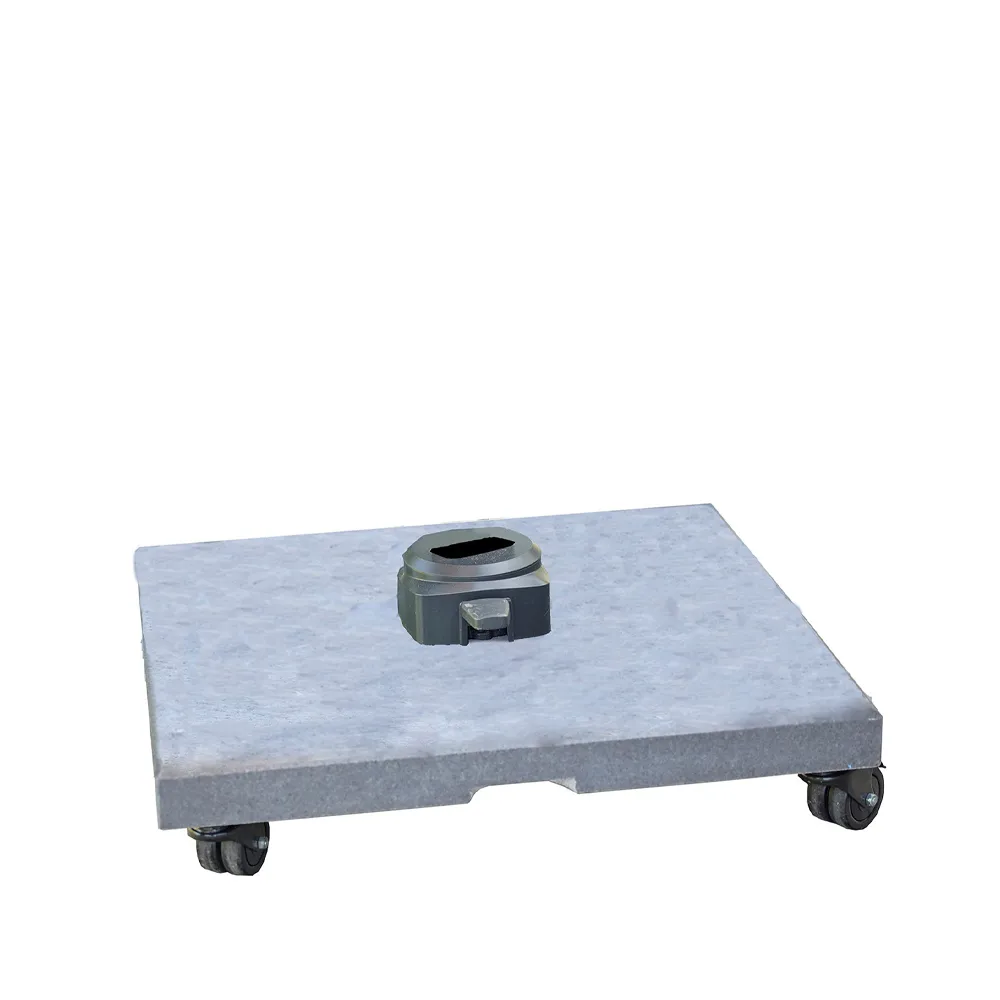 Hyde Luxe parasol base with wheels, Granite 100 kg Cane-line