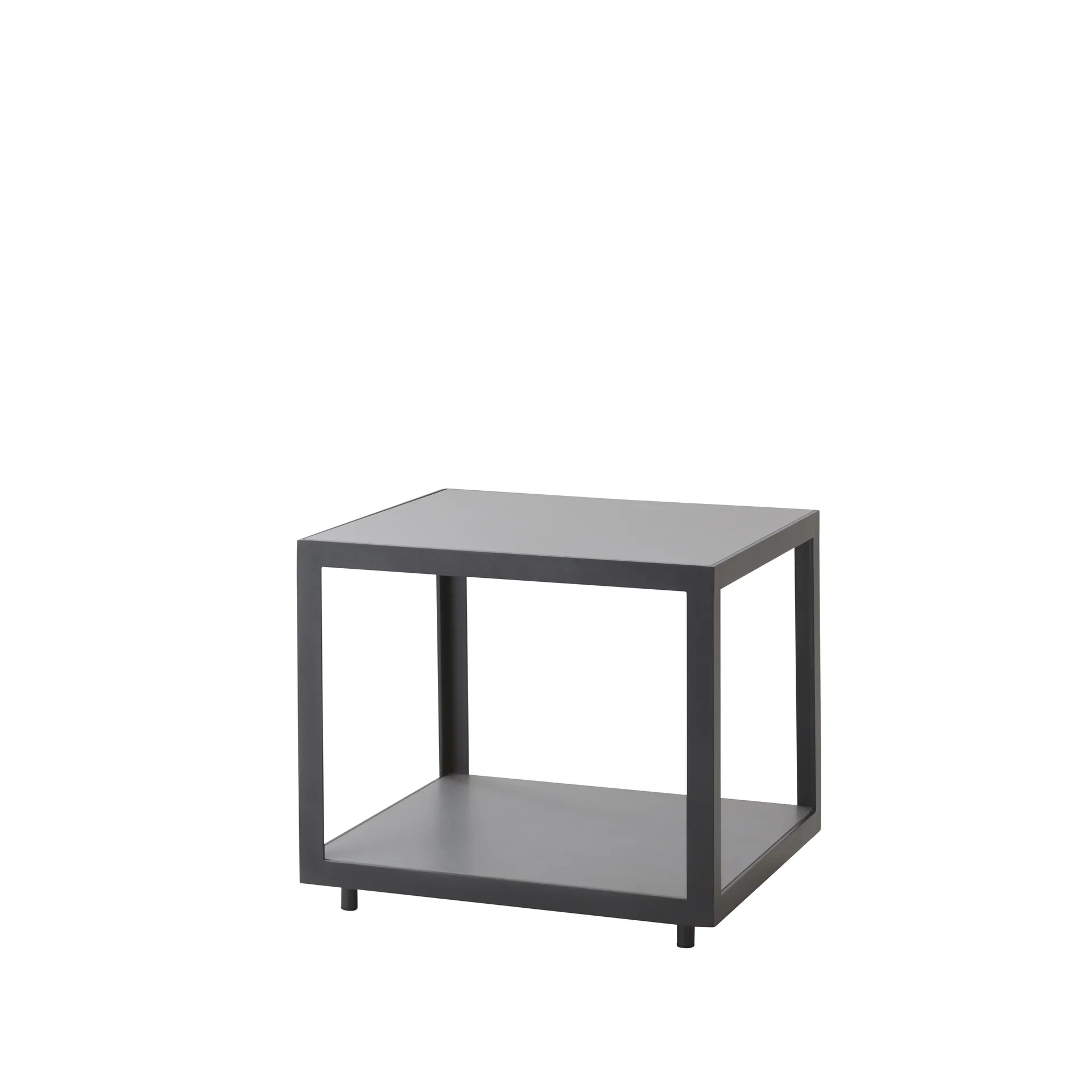 Level side table, Light grey ceramic-lava grey Cane-line