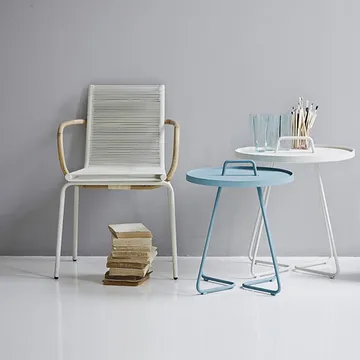 On the move table Ø44 cm - Dark green - Cane-line