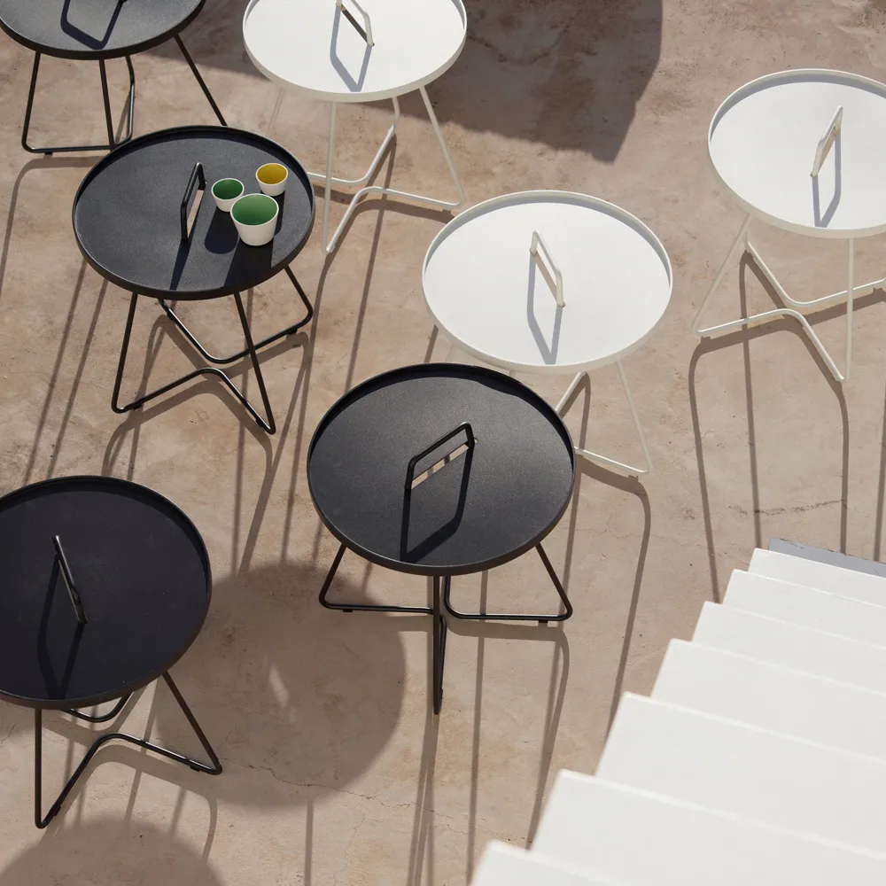 On the move table Ø44 cm, Taupe Cane-line