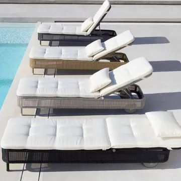 Presley sun lounger weave - Natural - Cane-line
