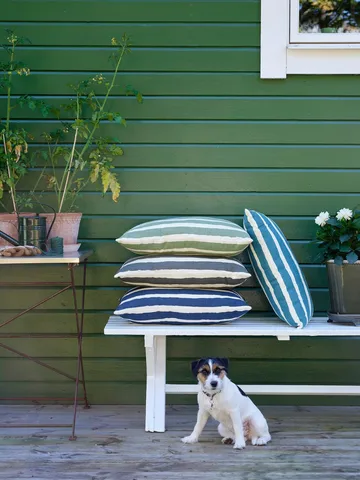 Block Stripe outdoor cushion 40x60 cm - Sage-off white - Chhatwal & Jonsson