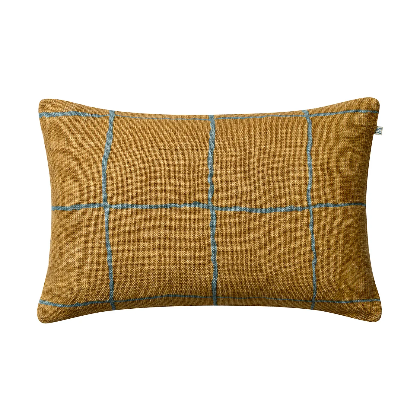 Chakra cushion cover 40x60 cm, Khaki-heaven blue Chhatwal & Jonsson