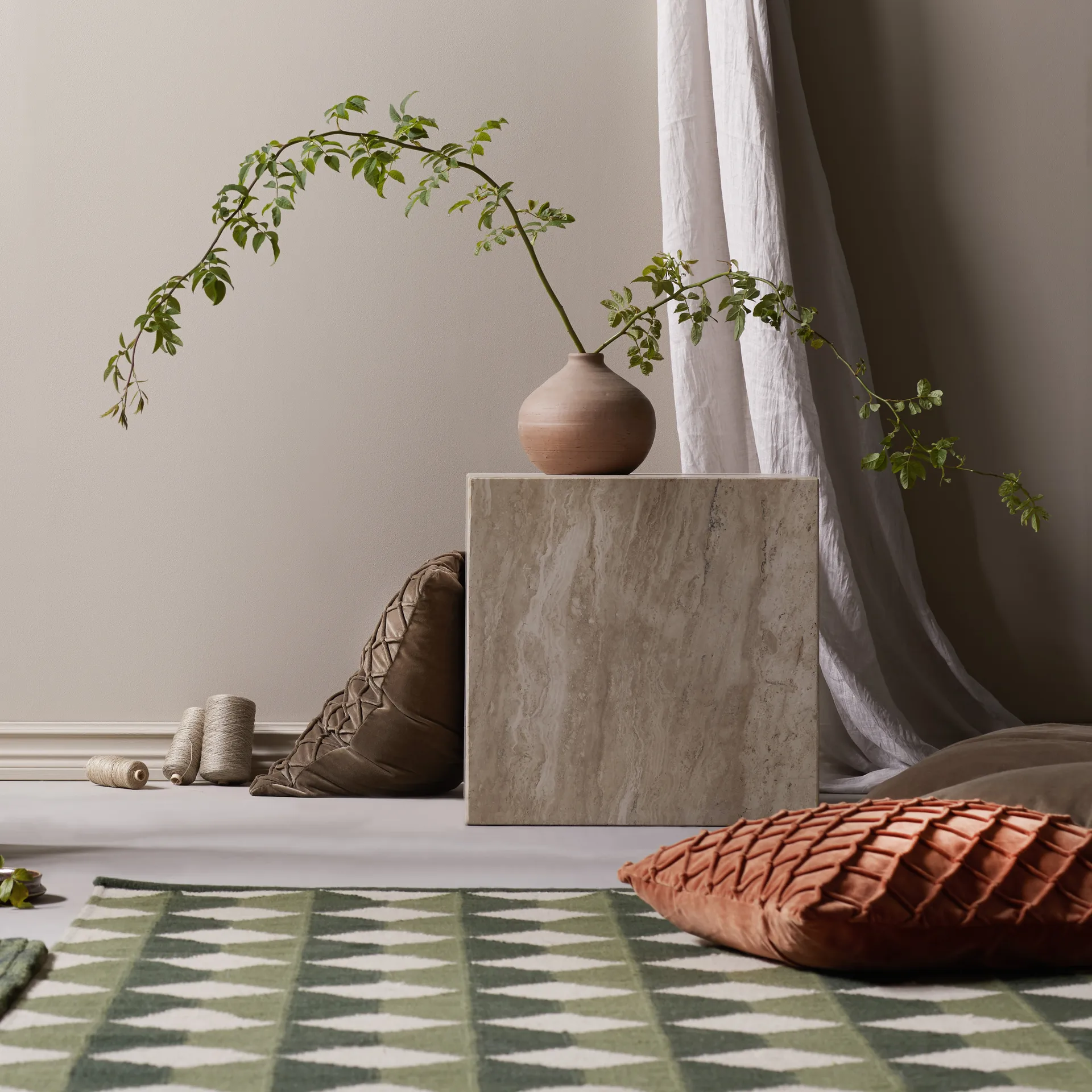 Deva cushion cover 50x50 cm, Rust Chhatwal & Jonsson