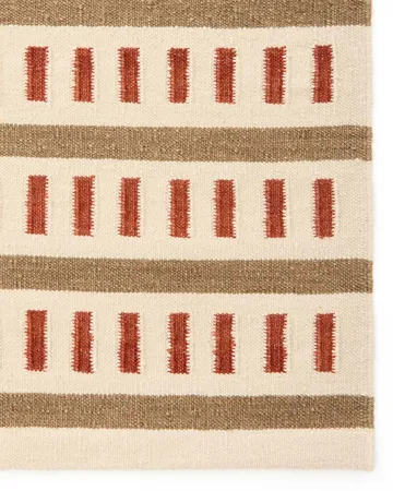 Ladakh wool rug - Off white-beige-rust, 230x320 cm - Chhatwal & Jonsson