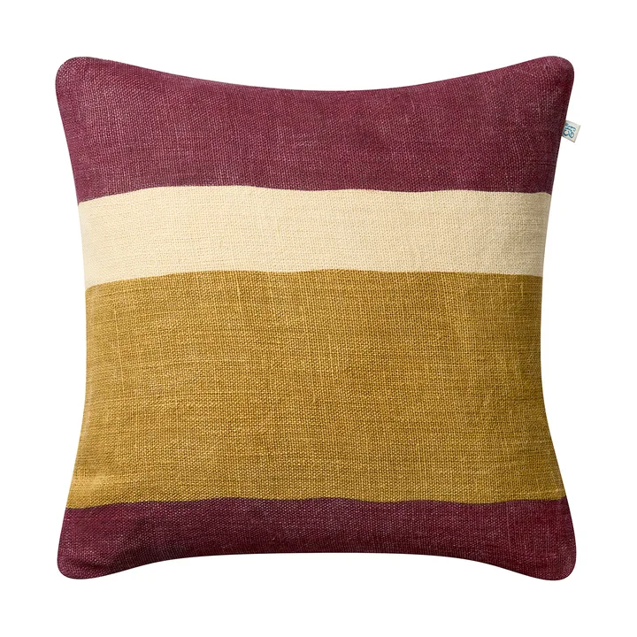 Manali cushion cover 50x50 cm - Ruby-masala yellow - Chhatwal & Jonsson