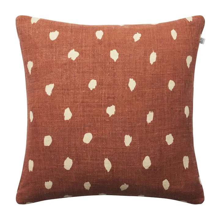 Yash reverse cushion cover 50x50 cm - Terracotta base - Chhatwal & Jonsson