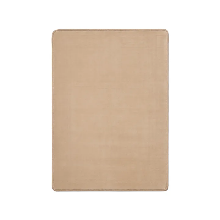 Lobby rug with overlock stitching - Beige, 400x400 cm - Classic Collection