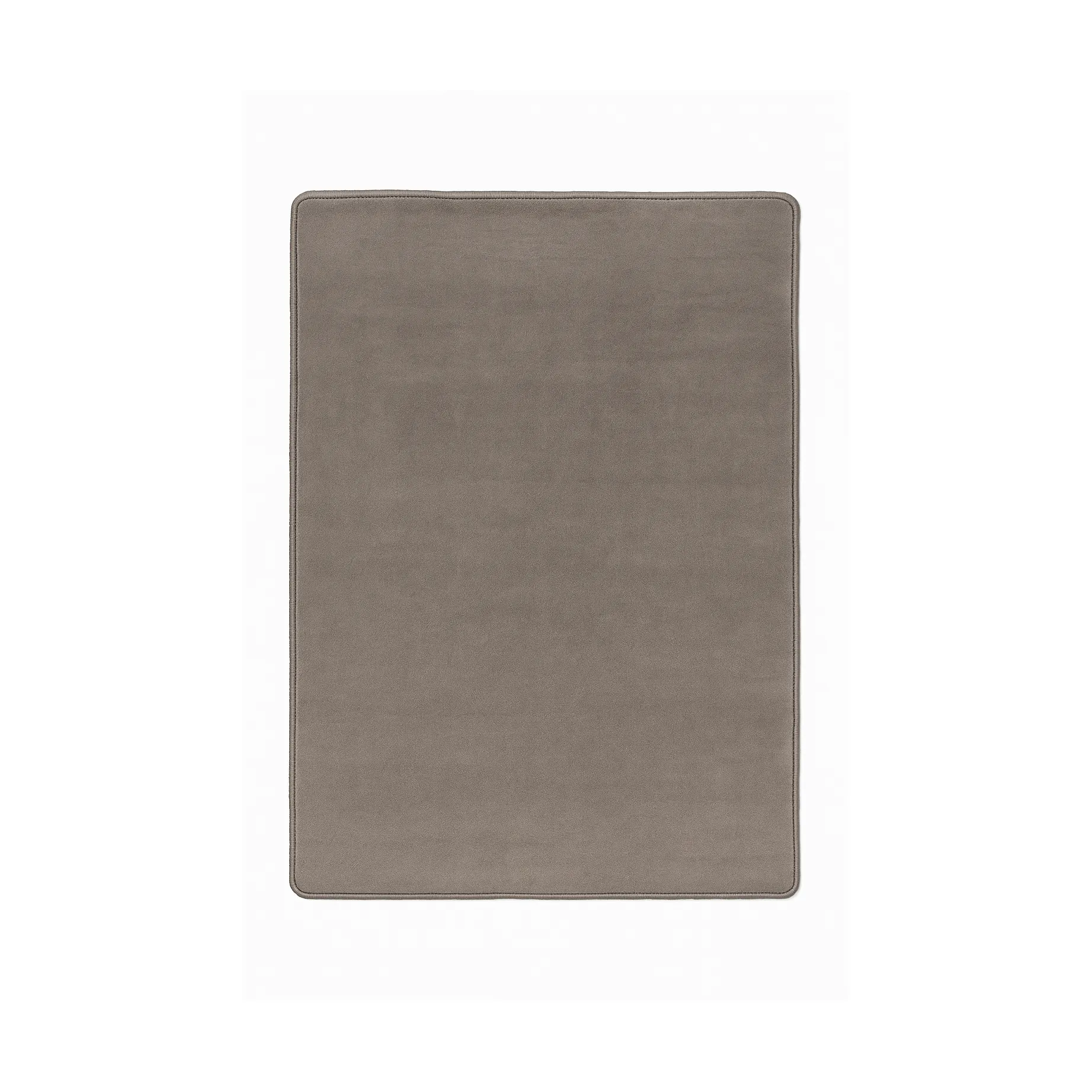 Lobby rug with overlock stitching, Grey, 140x200 cm Classic Collection