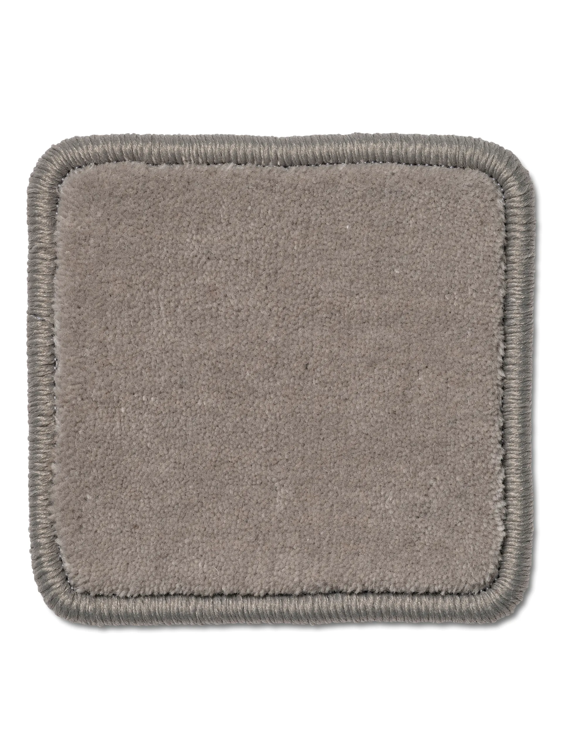 Lobby rug with overlock stitching, Grey, 140x200 cm Classic Collection