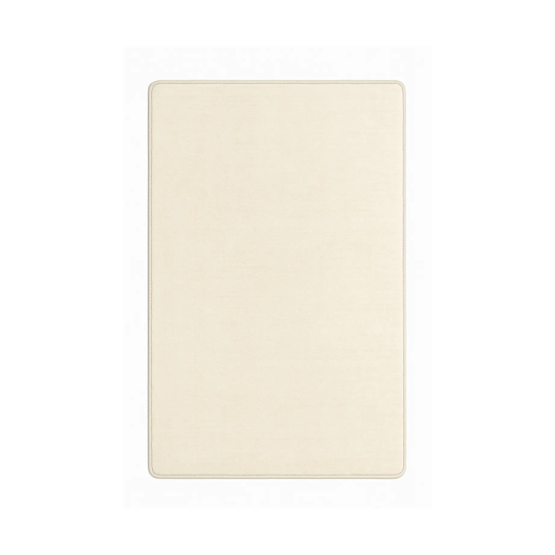 Lobby rug with overlock stitching, Off-white, 200x300 cm Classic Collection