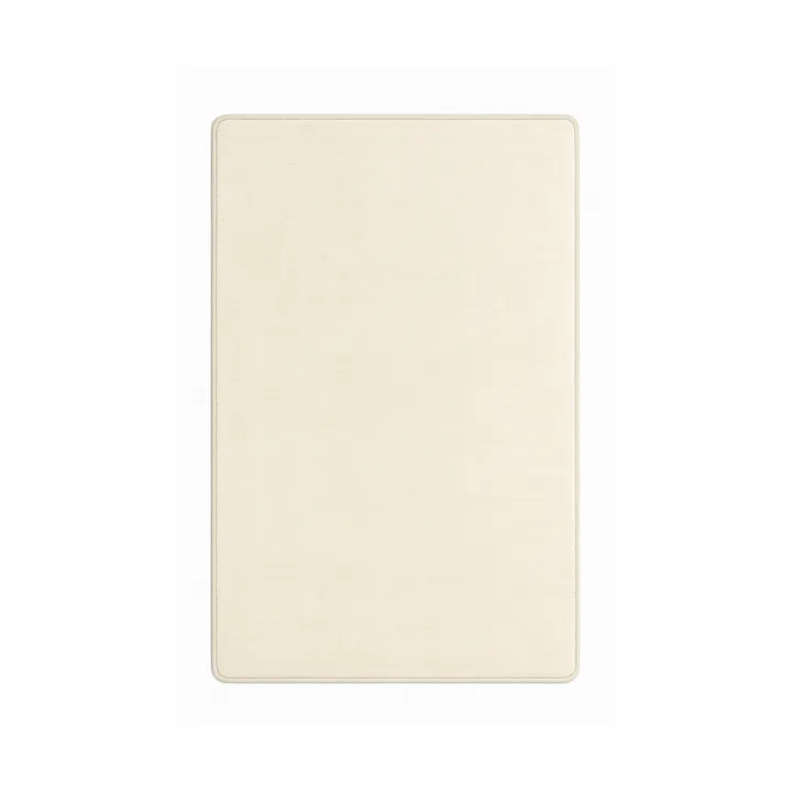 Lobby rug with overlock stitching - Off-white, 400x600 cm - Classic Collection