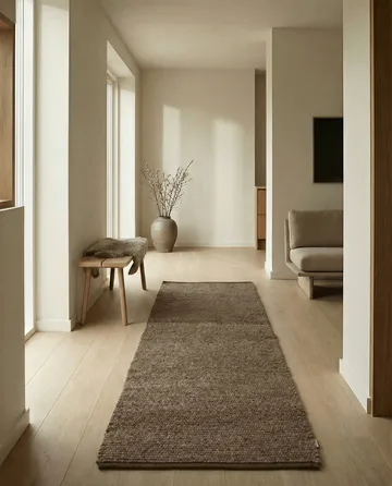 Merino Hallway runner - Brown, 80x200 cm - Classic Collection