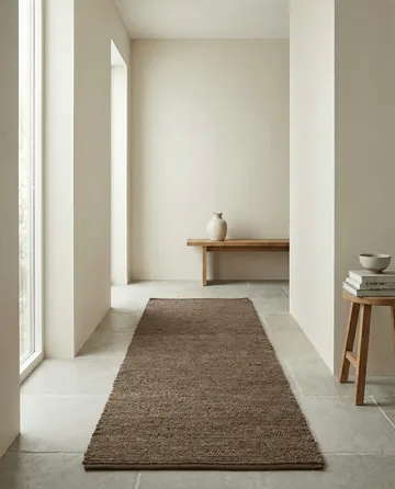 Merino Hallway runner - Brown, 80x250 cm - Classic Collection