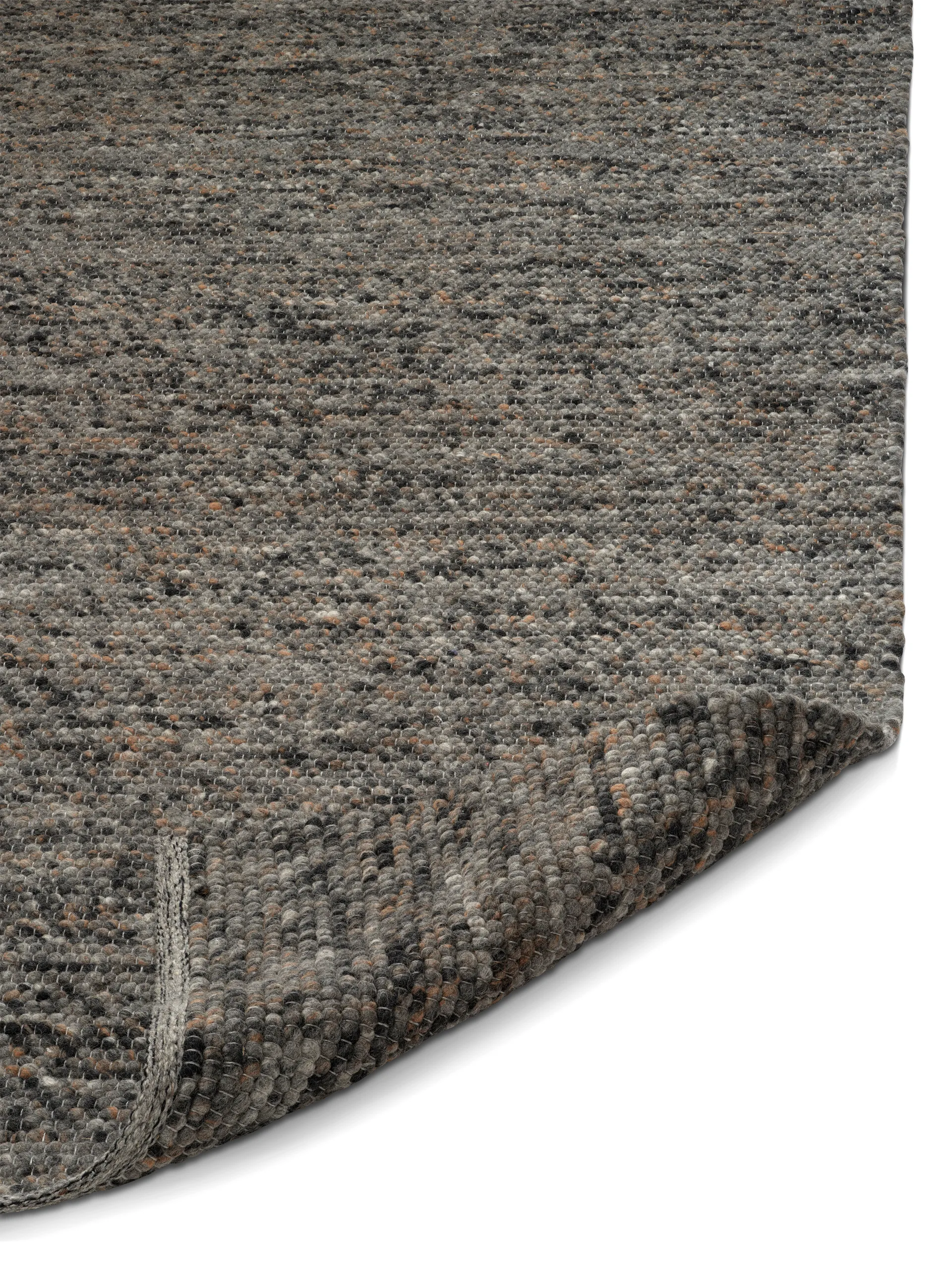 Merino wool carpet 200x300 cm, Grey melange Classic Collection
