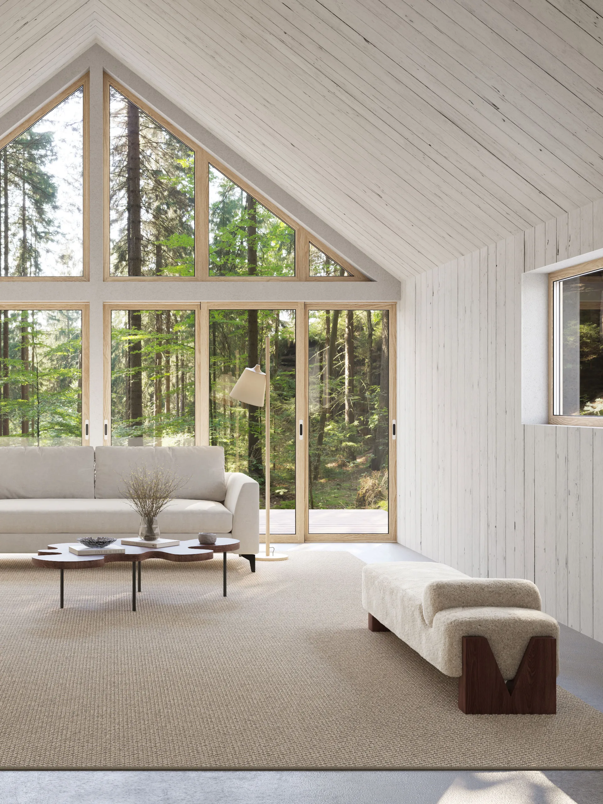 Nordklint rug with overlock edging, Natural grey, 140x200 cm Classic Collection