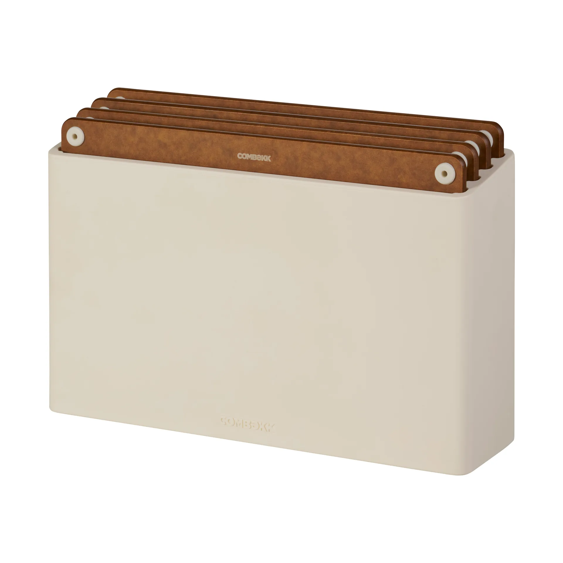 Combekk chopping boards 4-pack, Sand-brown Combekk