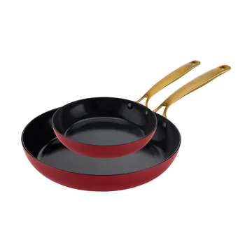 Combekk Element frying pan set, 2-piece - Bordeaux - Combekk