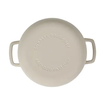 Combekk Enameled cast iron casserole Ø24 cm - Sand-gold knob - Combekk