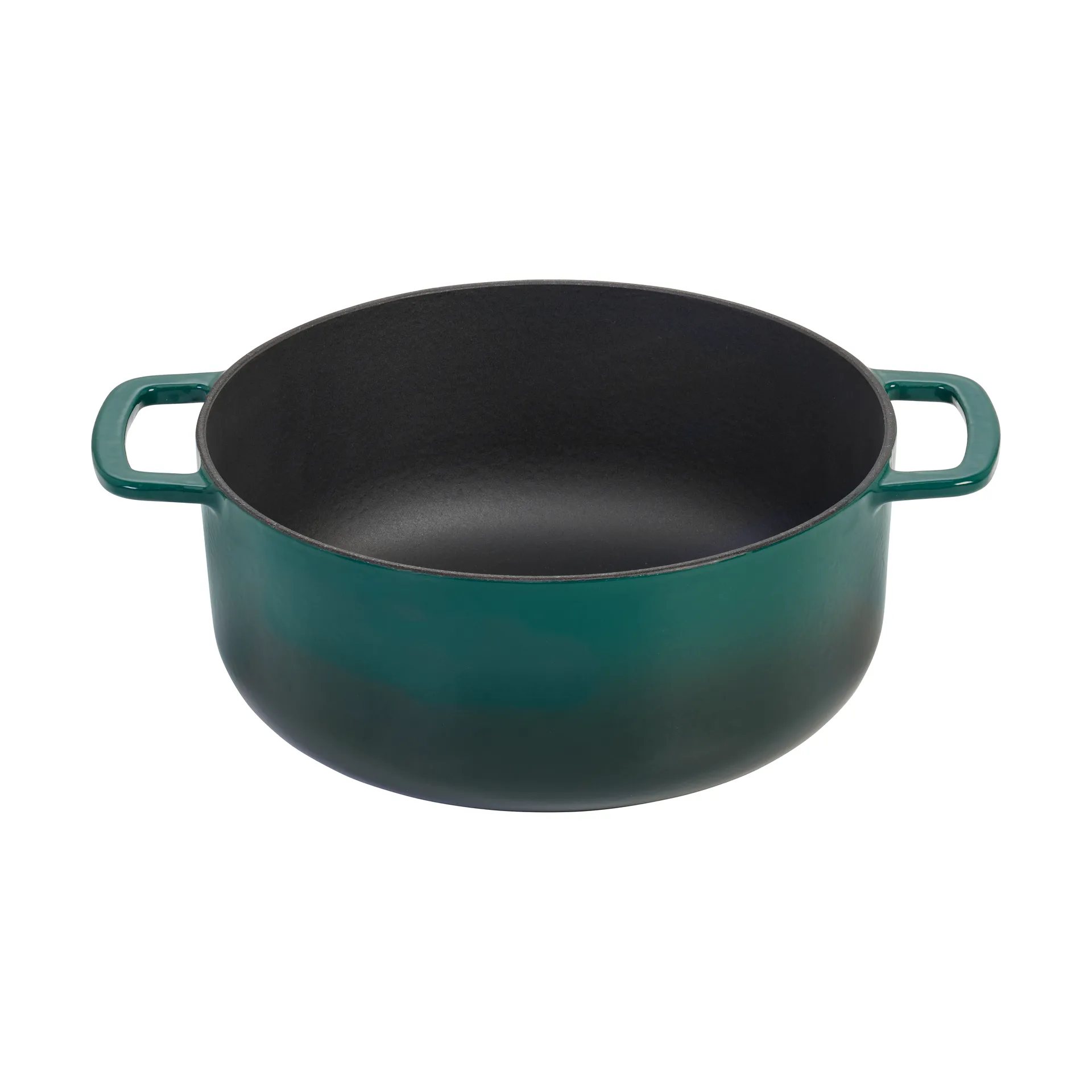 Combekk Enameled cast iron casserole Ø28 cm, Holly Green-gold knob Combekk