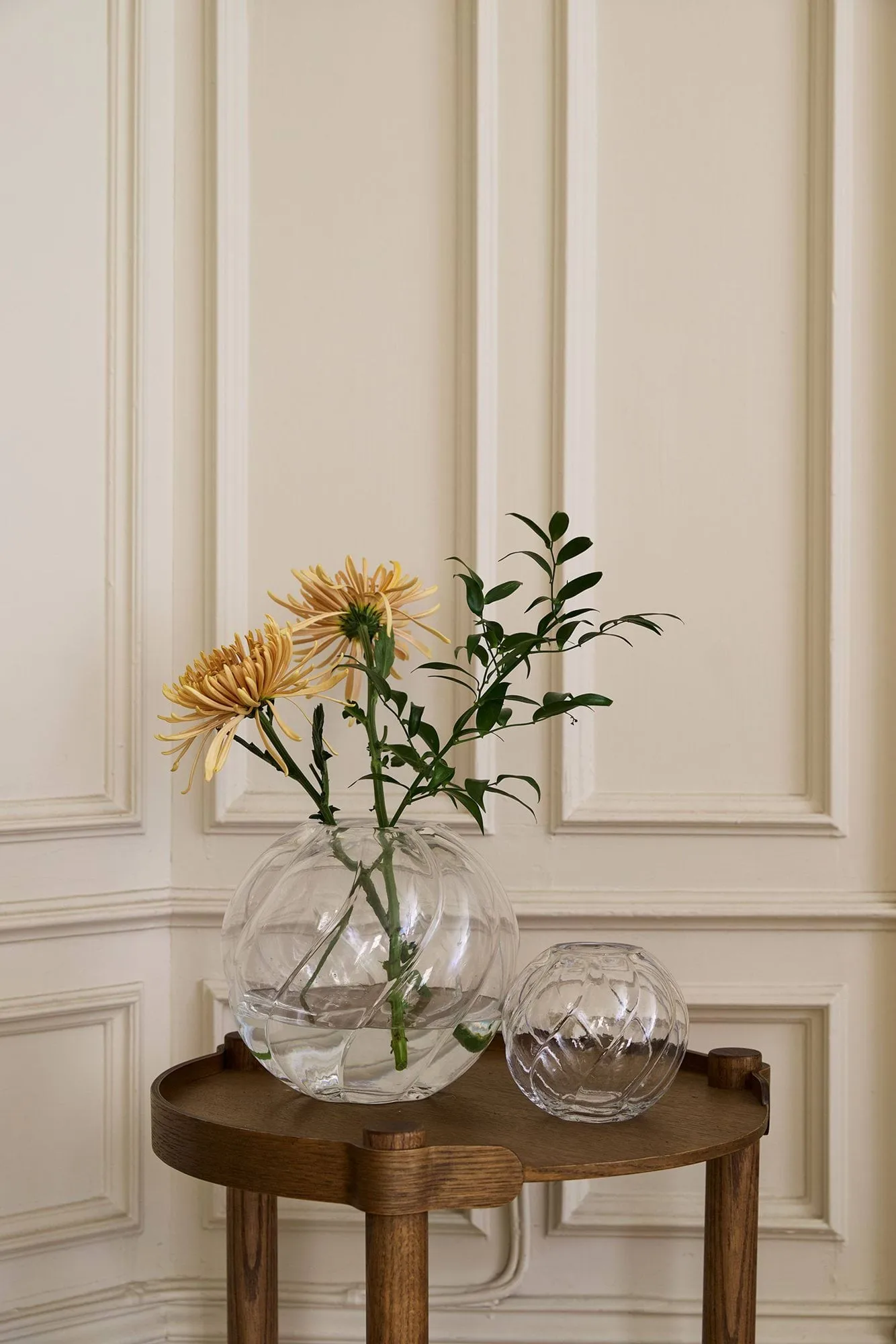 Twist ball vase 12 cm, Clear Cooee Design