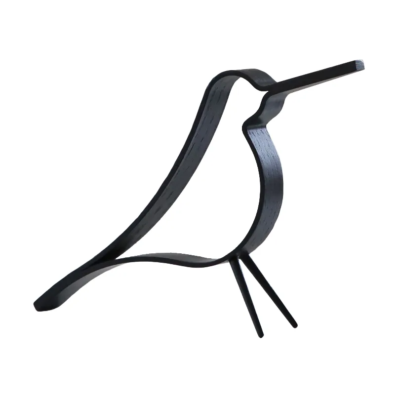 Woody Bird small, black-stained oak wood Cooee Design