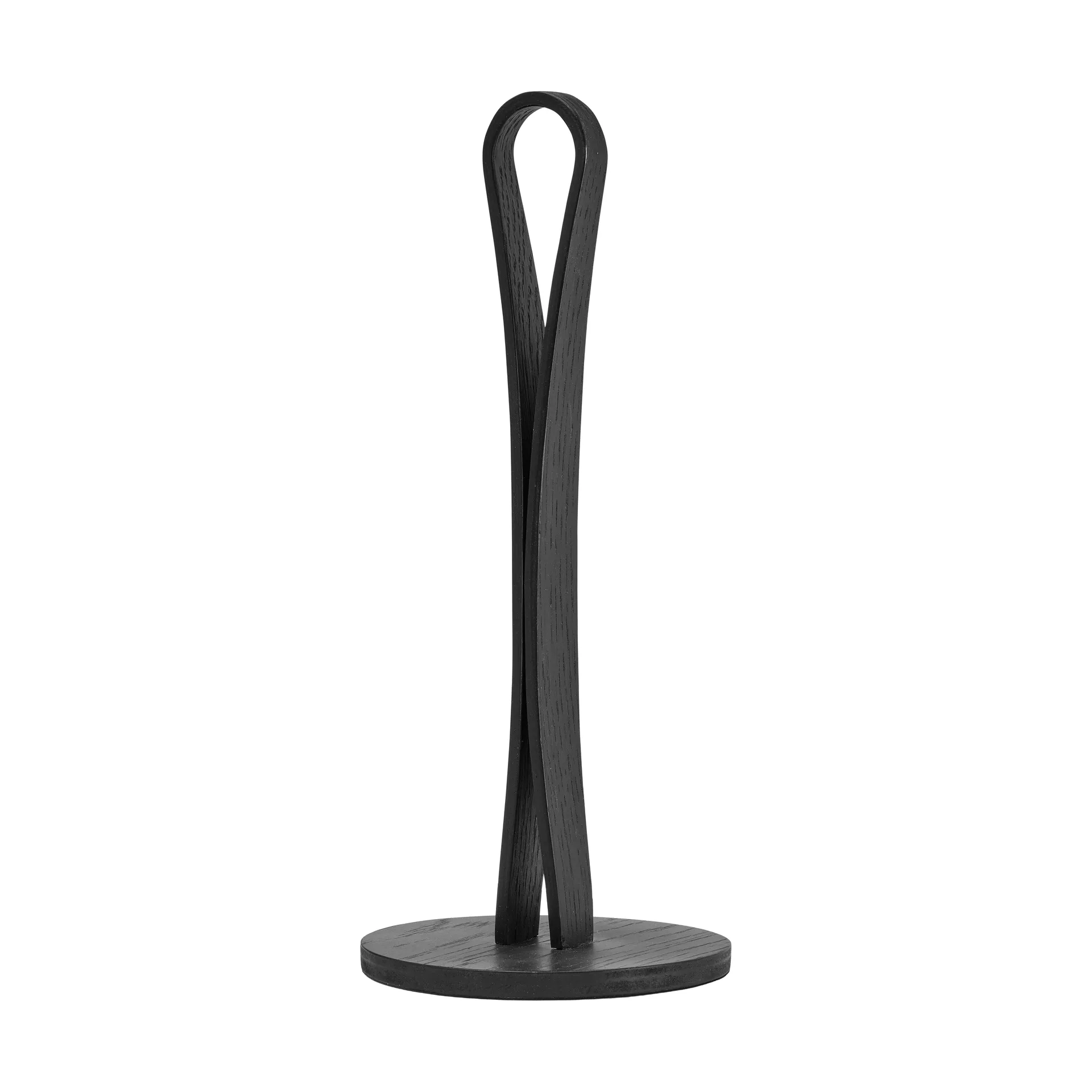 Woody paper towel holder, Black stained oak Cooee Design