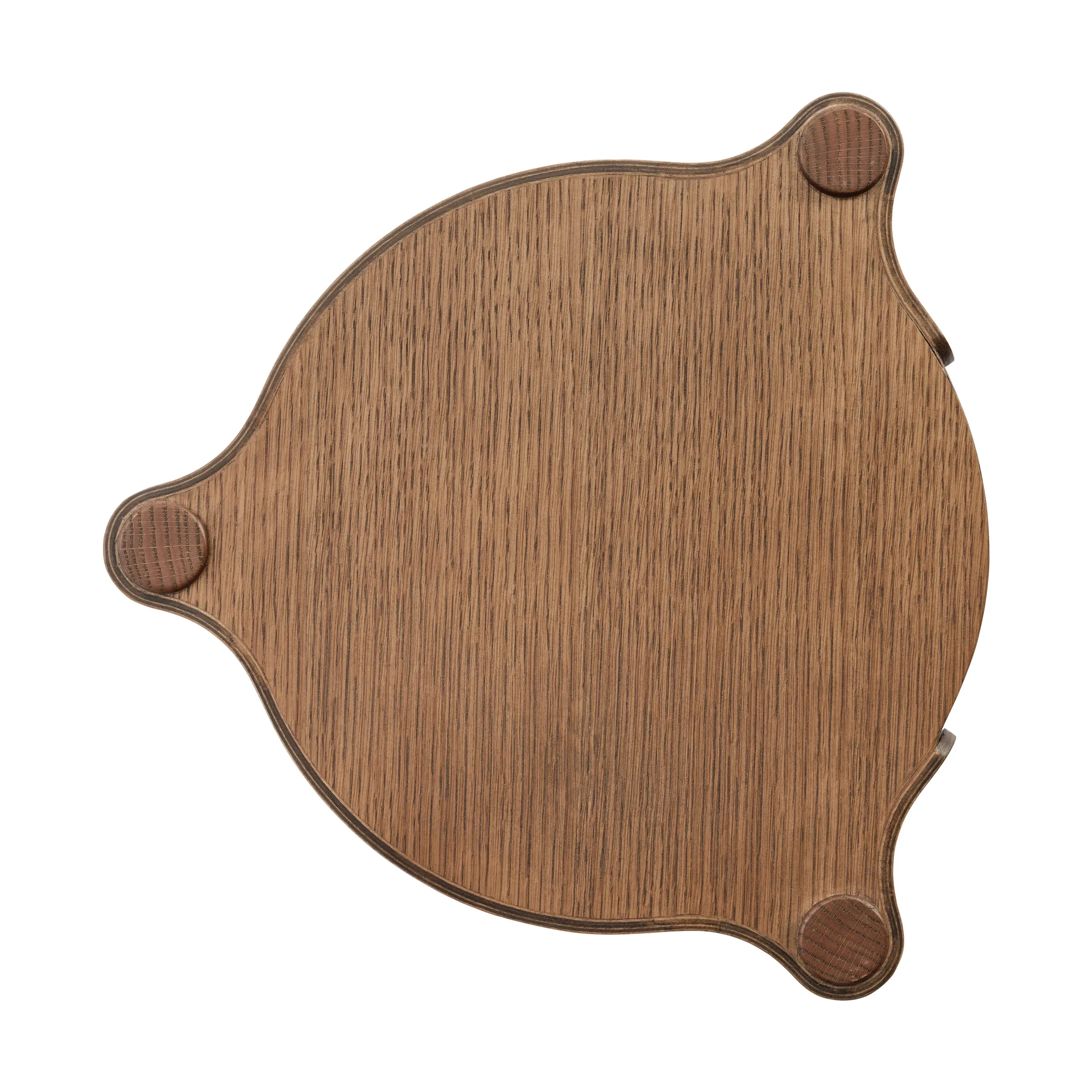 Woody round stool, Dark oak, Ø38x46 cm Cooee Design