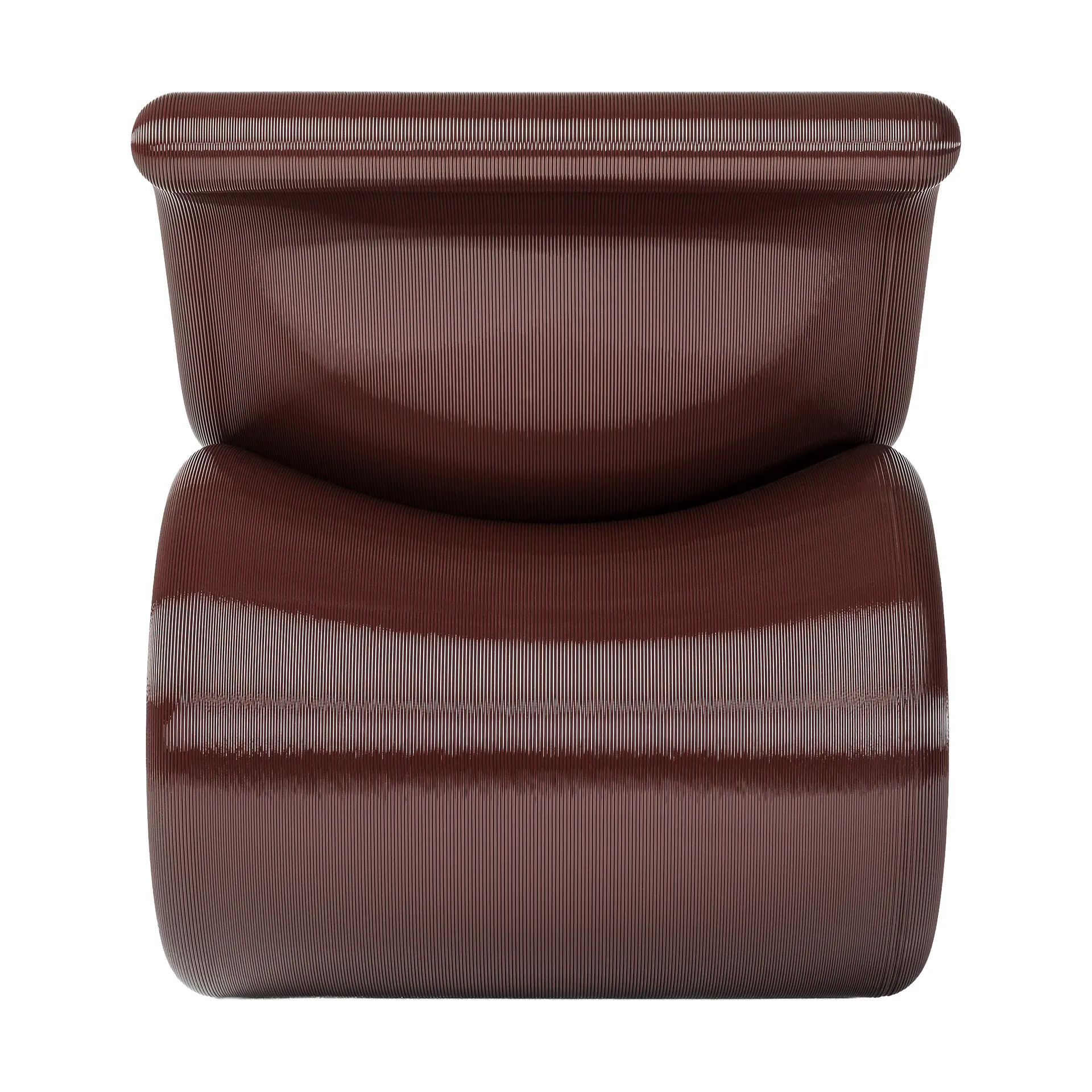 Éclair chair lounge chair, Cherry Crème Atelier