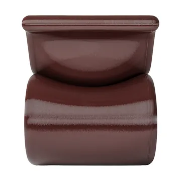 Éclair chair lounge chair - Cherry - Crème Atelier