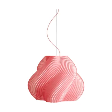 Soft Serve pendant - Peach sorbet-chrome, Mega, 60 cm - Crème Atelier